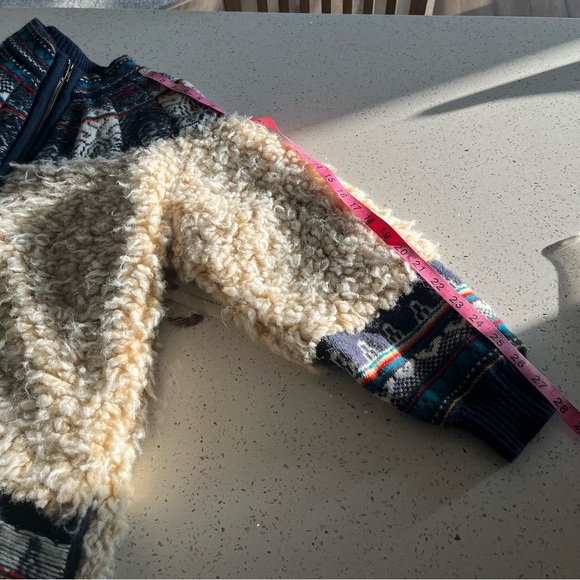 NWT Anthropologie Pilcro Size Medium Longline Sherpa Bomber Jacket $398 - Picture 8 of 8